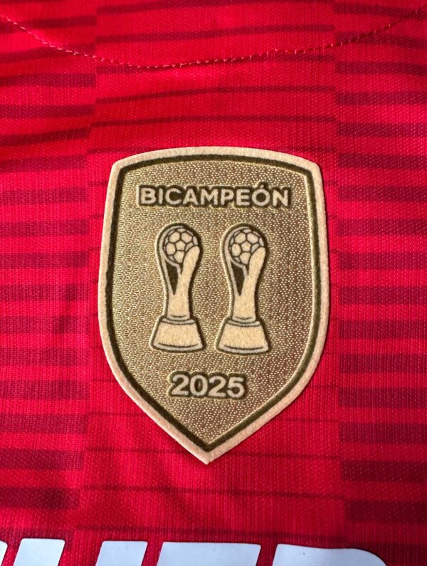 Playera Toluca Local Parche Bicampeón Estrella 12 New Balance