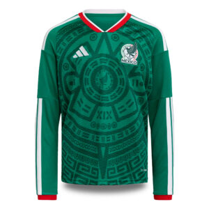 Frente-1 Playera Selección Mexicana Local Manga Larga Mundial 2026 | Jersey Oficial