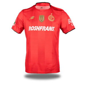 toluca-frente Playera Toluca Local Parche Bicampeón Estrella 12 New Balance