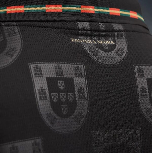 Jersey alternativo pantera negra Playera Selección de Portugal Local Manga Corta Mundial 2026 | Jersey Oficial