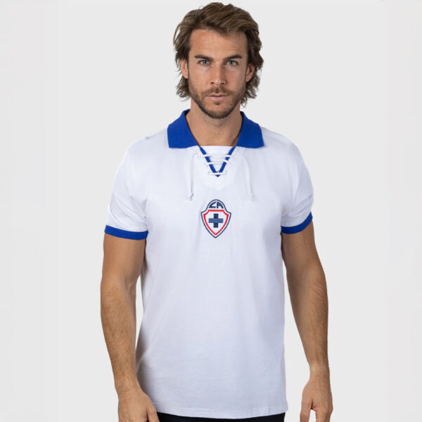 Playera Vintage Cruz Azul Blanca x Coolligans | Edición Retro Orígenes de La Máquina