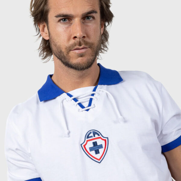 Playera Vintage Cruz Azul Blanca x Coolligans | Edición Retro Orígenes de La Máquina