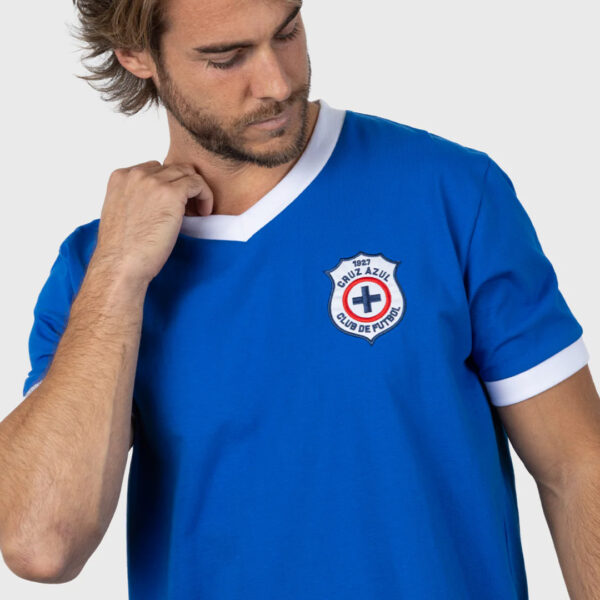 Playera Vintage Cruz Azul Azul x Coolligans | Edición Retro Ascenso 1964