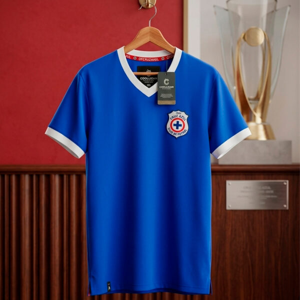 Playera Vintage Cruz Azul Azul x Coolligans | Edición Retro Ascenso 1964
