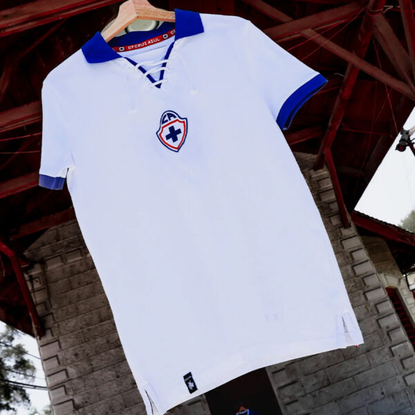 Playera Vintage Cruz Azul Blanca x Coolligans | Edición Retro Orígenes de La Máquina